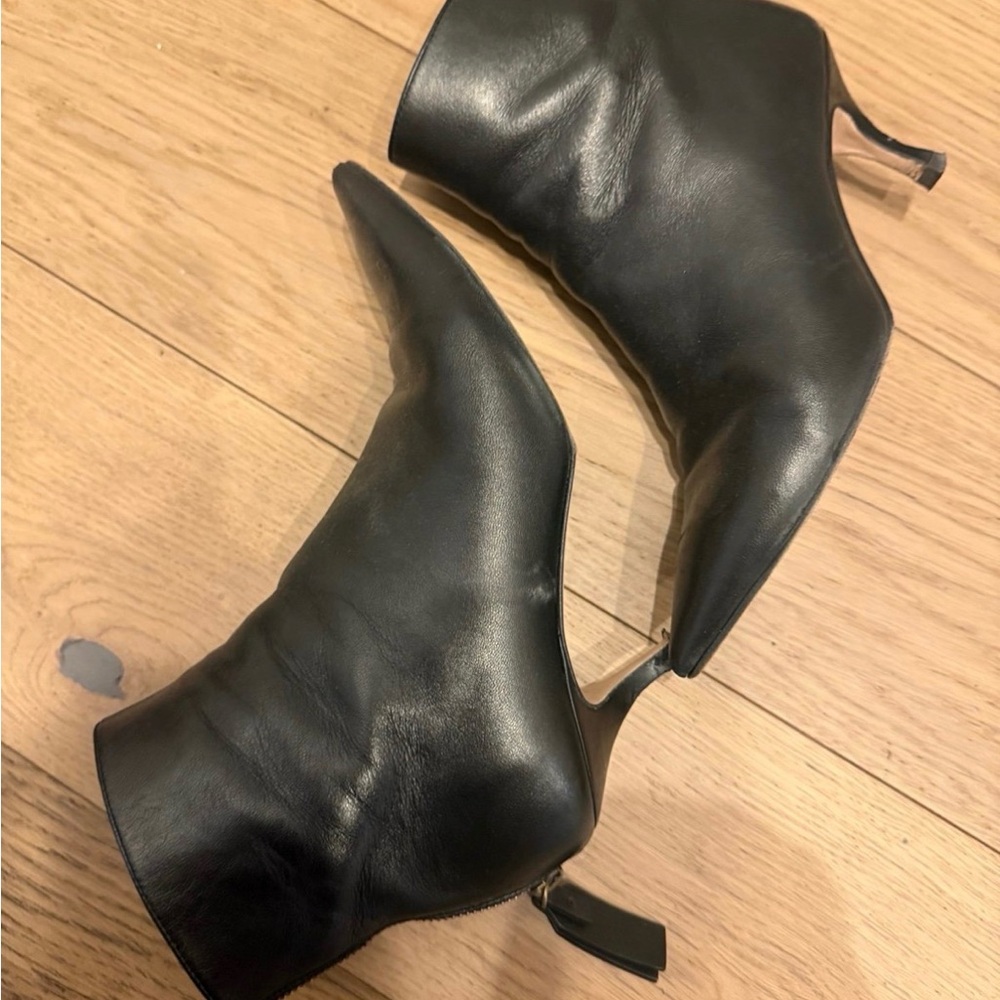 Stuart Weitzman Black Heeled Boots